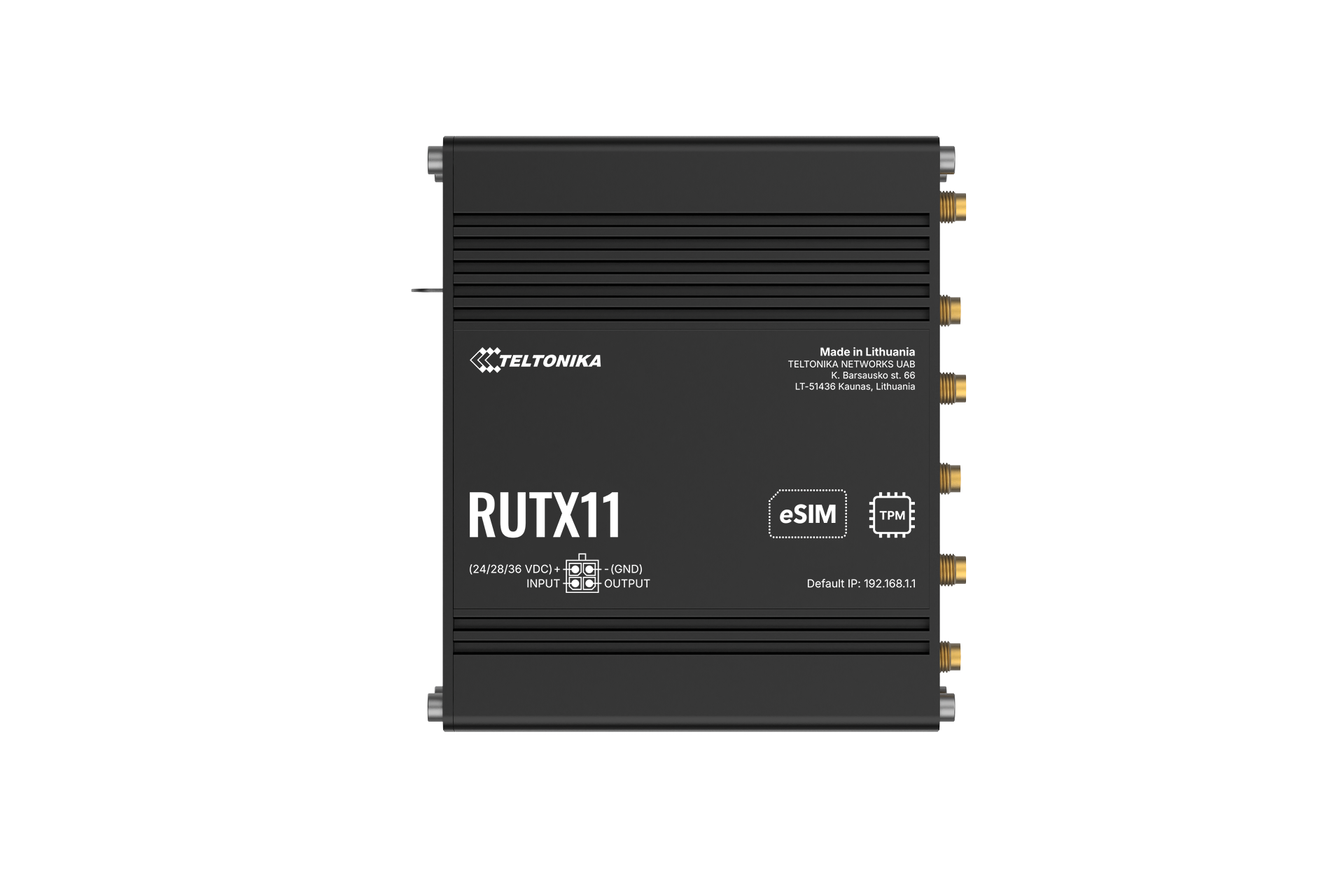RUTX11 (3) Teltonika RUTX11 Industrial 4G LTE Cat 6 Router Dual SIM WiFi 5 Gigabit VPN - Image 1