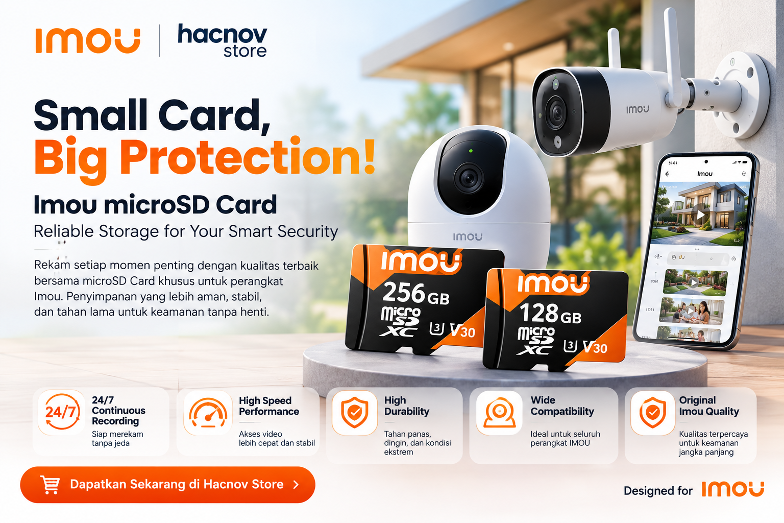 microSD Imou untuk kamera CCTV